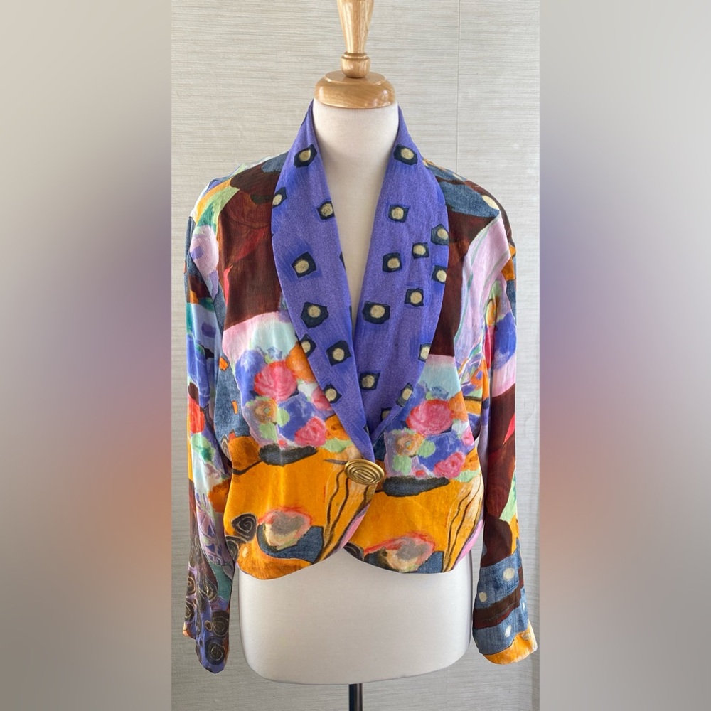 VNTG 90’s Carole Little Lightweight Cropped Blazer
Ladies 8